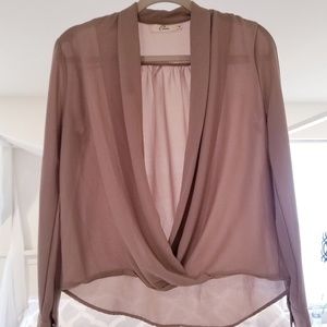 Chiffon Long Sleeve Blouse